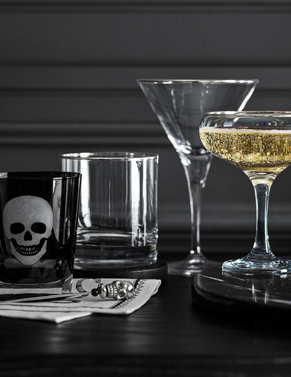 Vaso cocktail Fashion Silver de vidrio 7