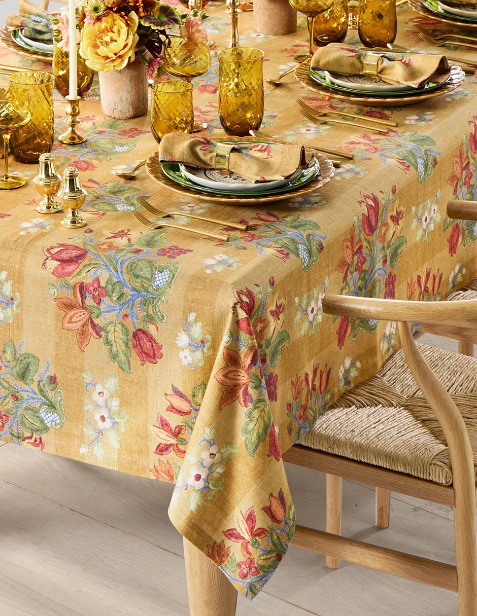 Mantel rectangular de algodón Harvest