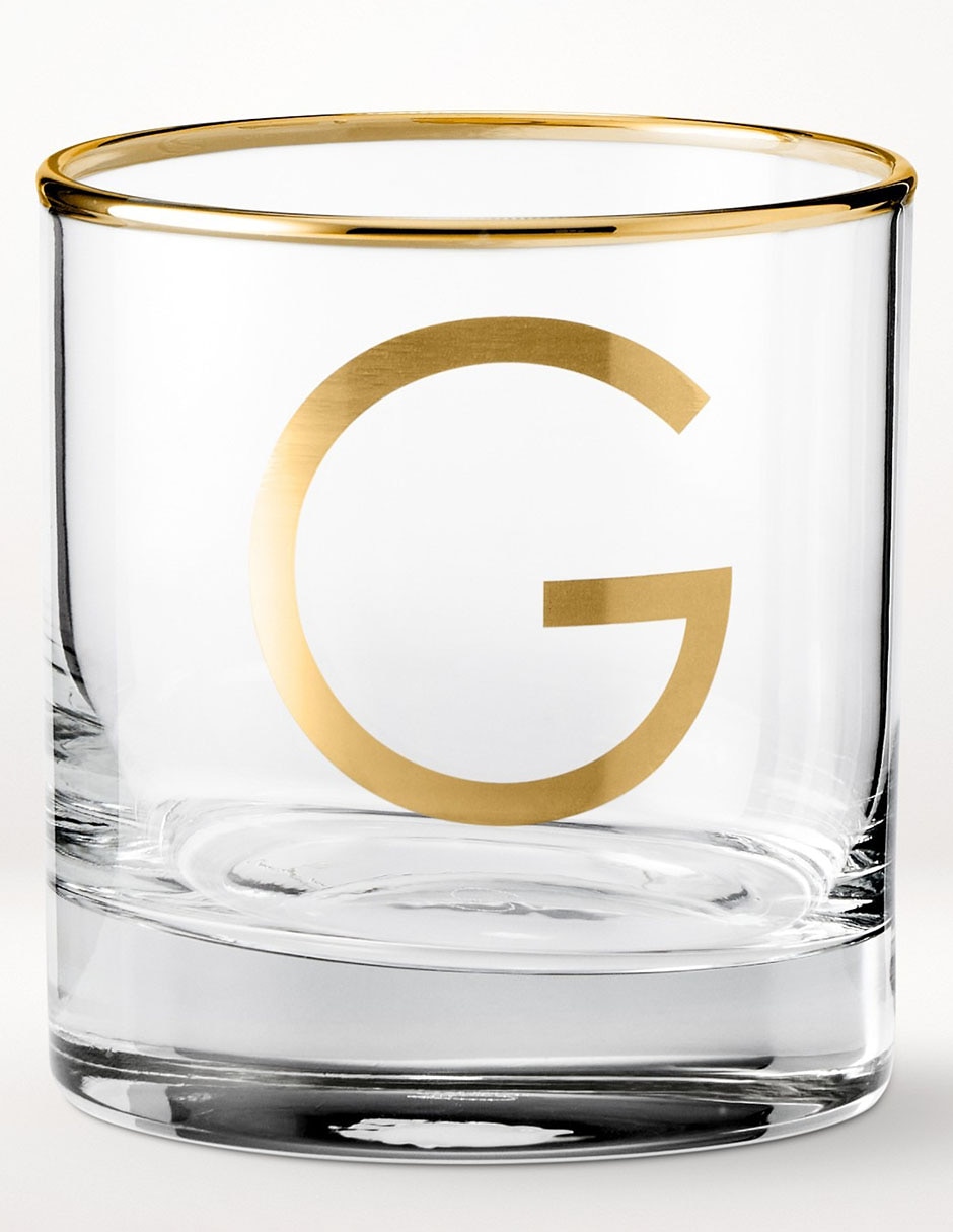 Vaso cocktail Monogram G de vidrio 1