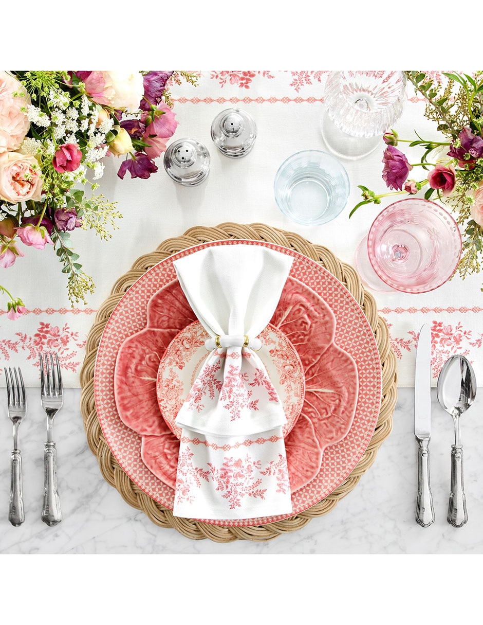 Set servilleta English Floral de algodón 4 piezas 2
