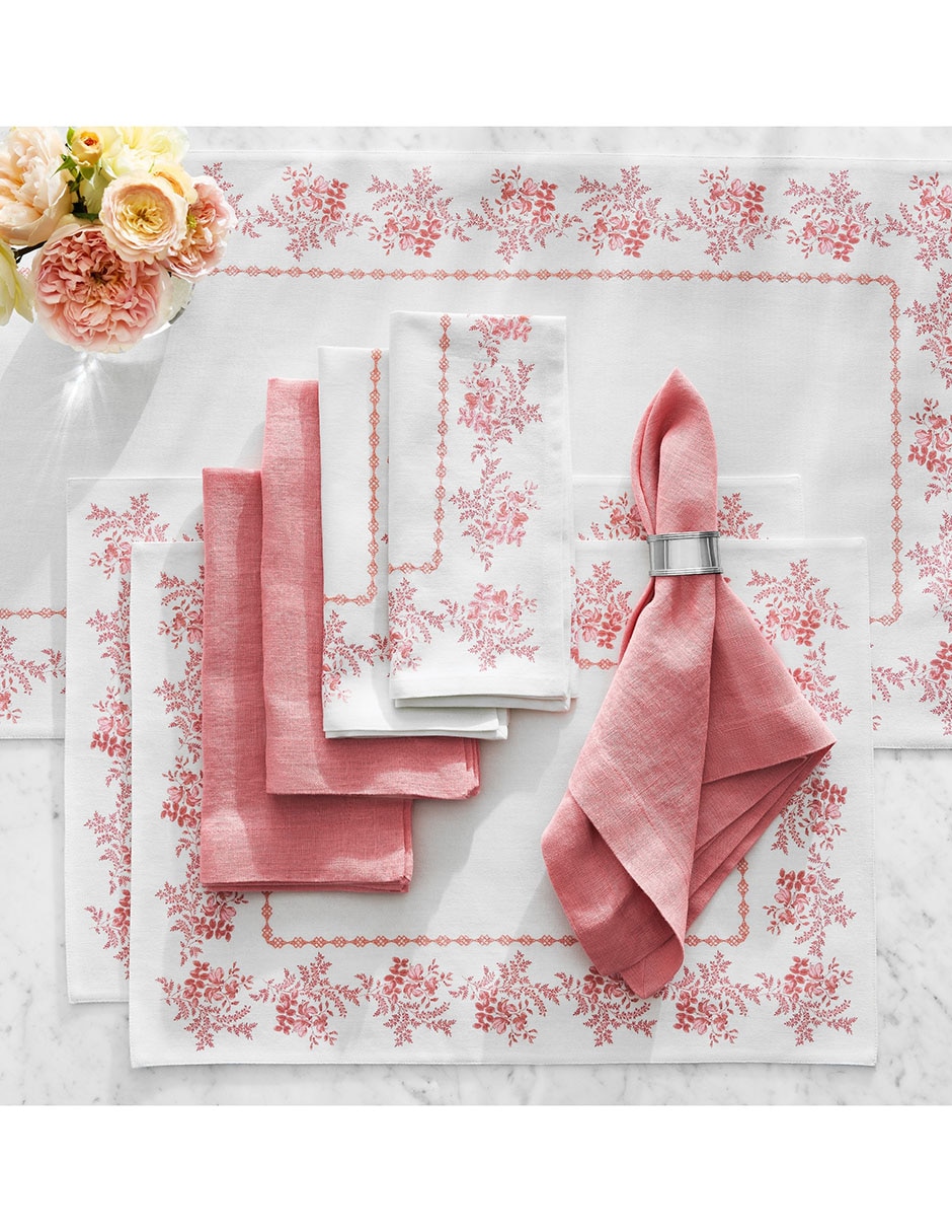 Set servilleta English Floral de algodón 4 piezas 3