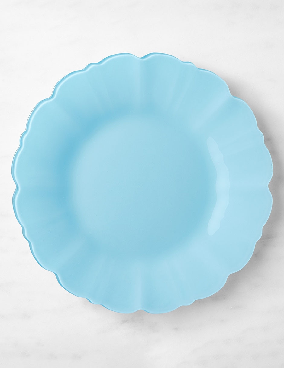 Plato base Opaque Glass de vidrio
