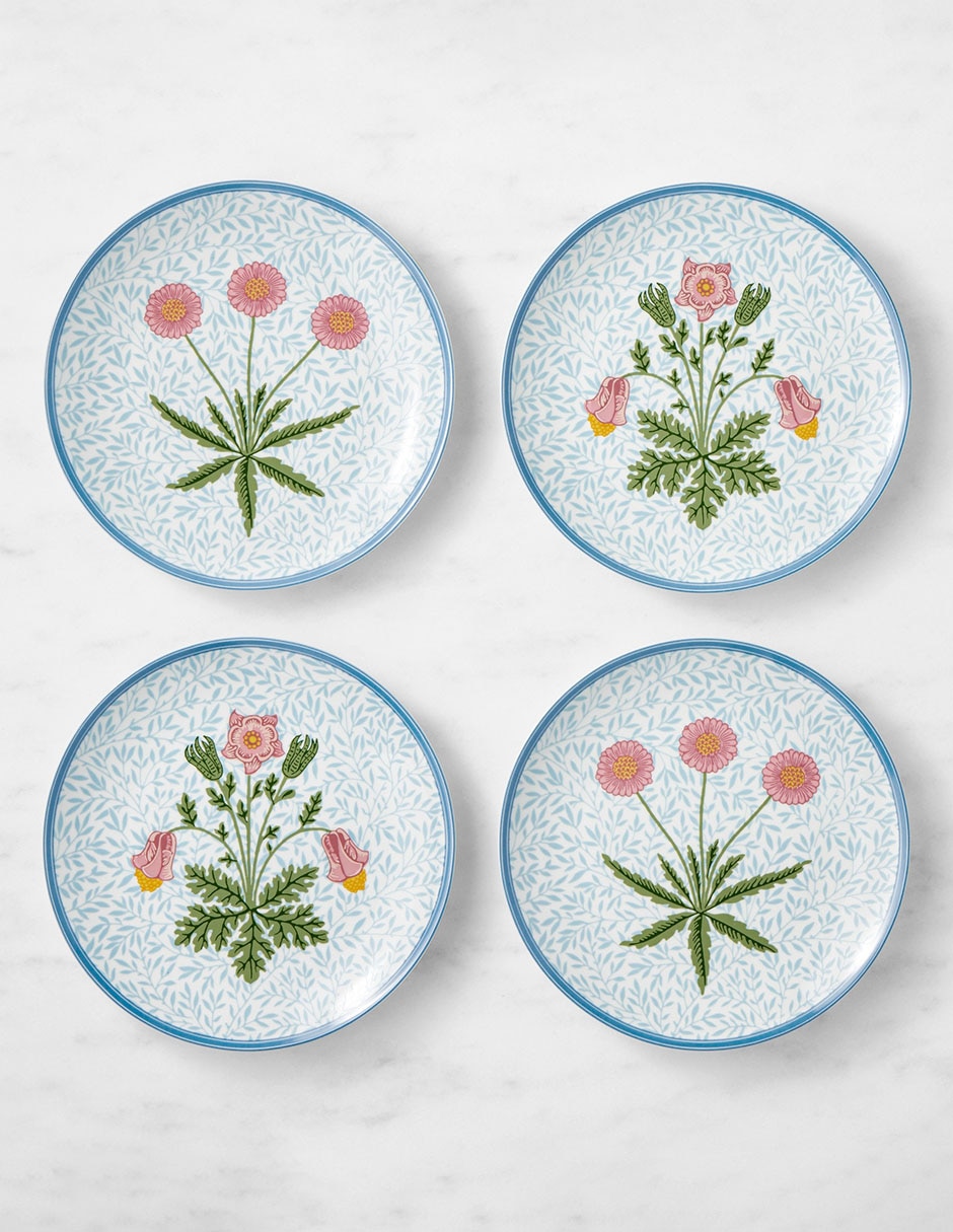 Set platos ensalada Morris & Co de porcelana 4 piezas 1