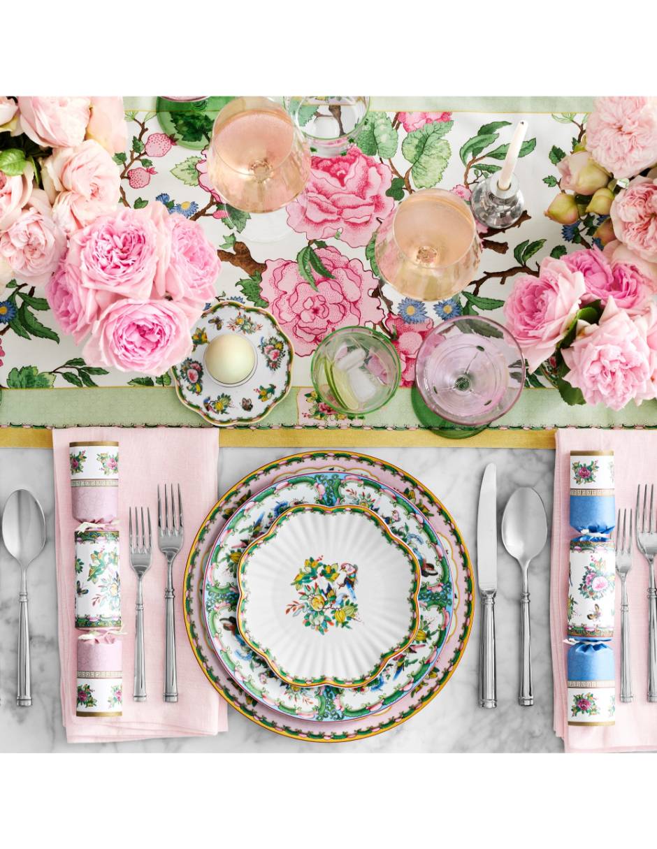Botanero Famille Rose de porcelana
