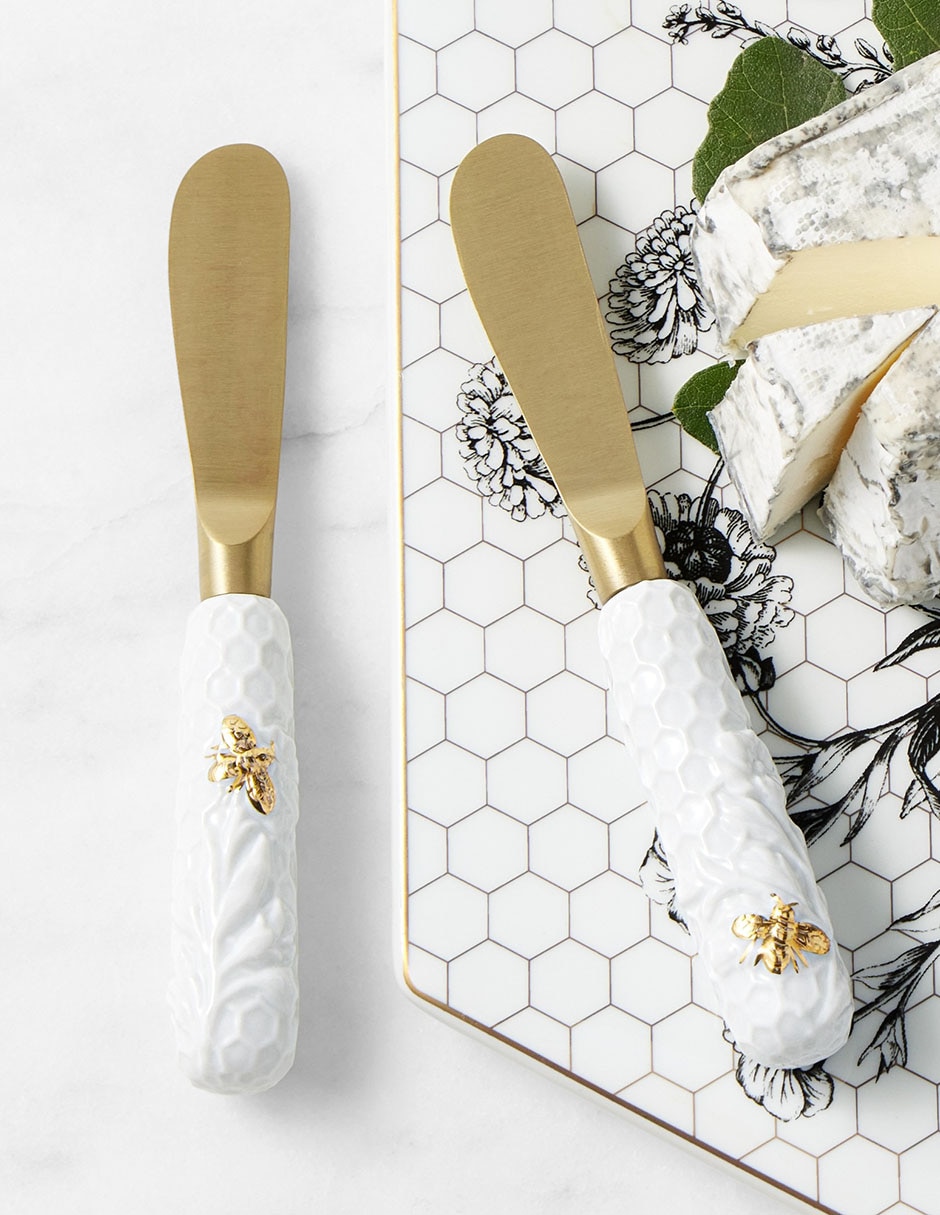 Set de cuchillos para quesos Honeycomb 2 piezas