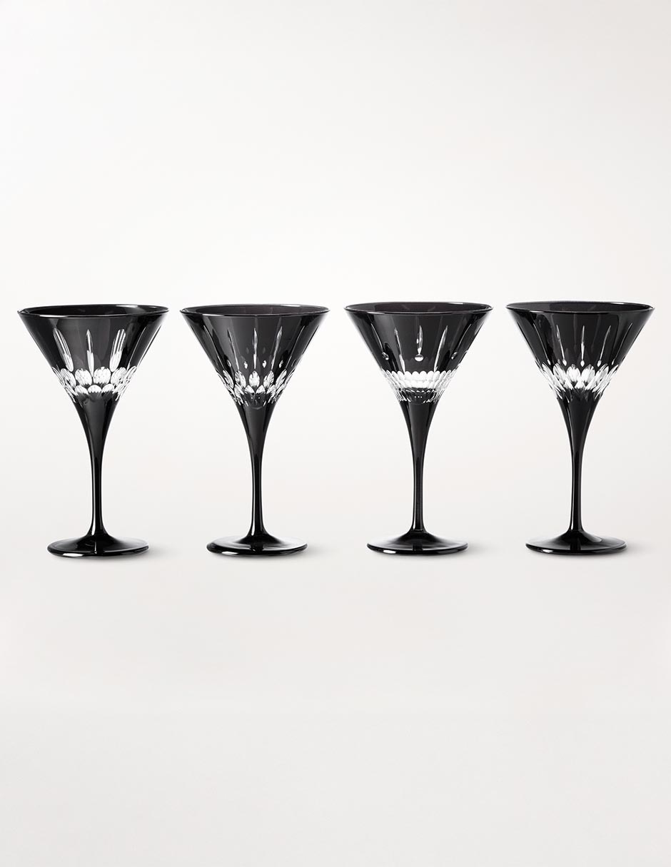 Set de copas para martini Wilshire de vidrio 4 piezas