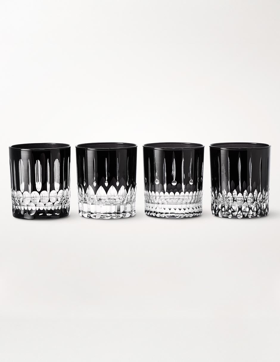Set de vasos doble old fashion Wilshire de vidrio con 4 piezas