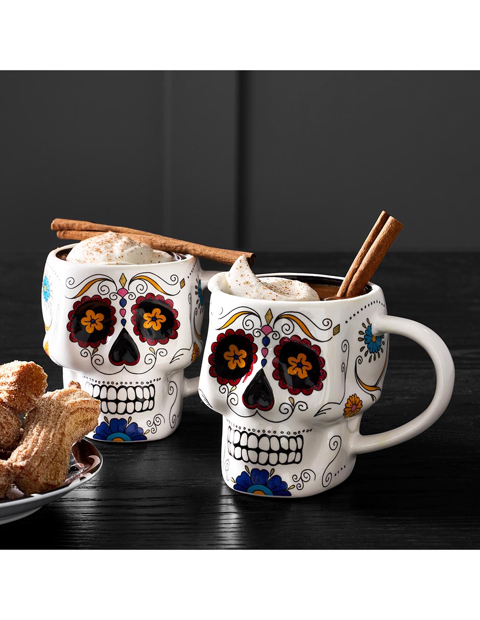 Taza de Dia de Muertos clásica