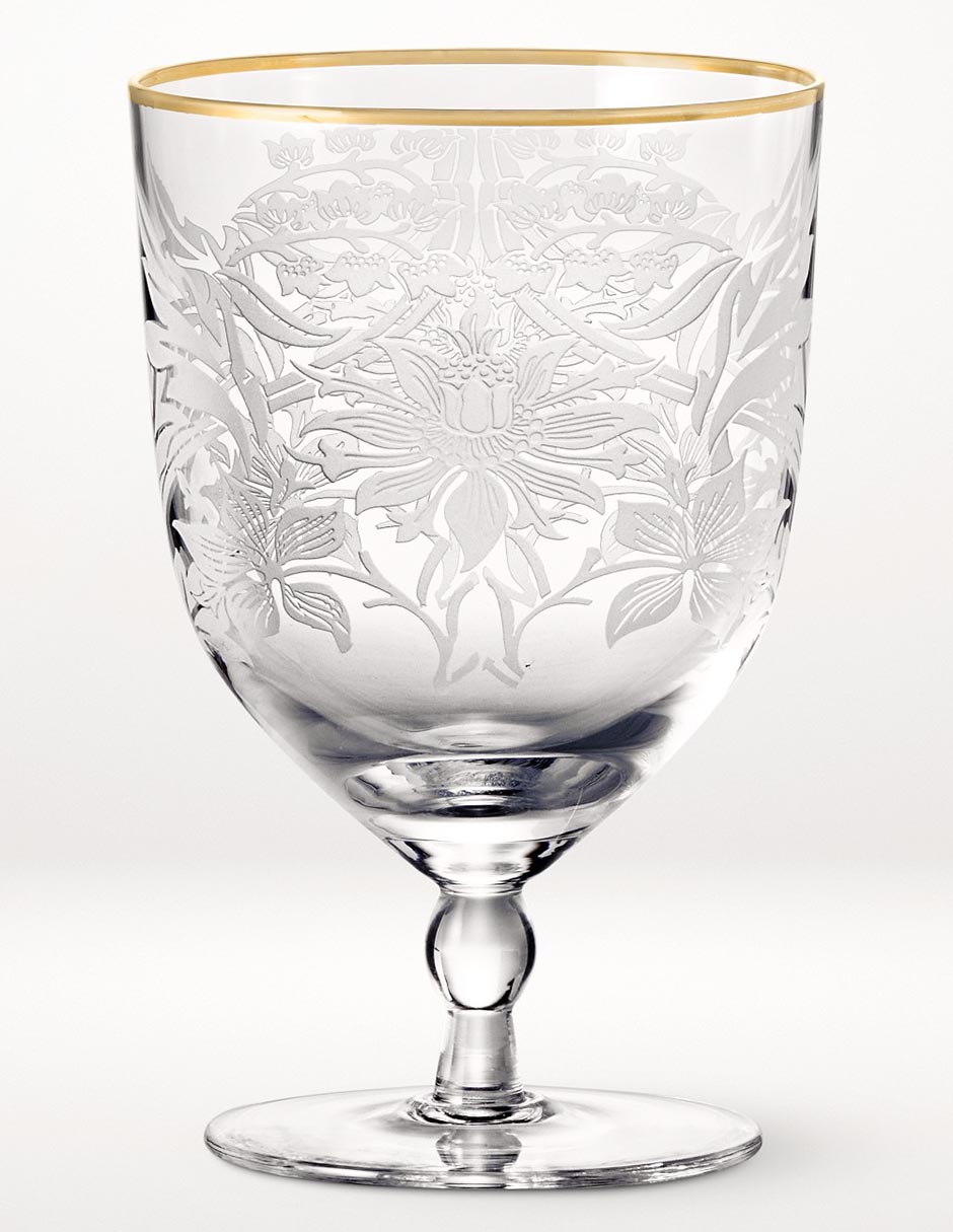 Copa para agua Morris & Co de cristal