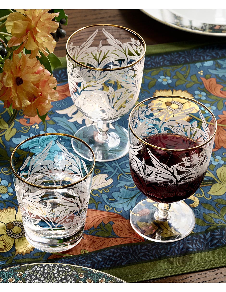 Copa para agua Morris & Co de cristal 2