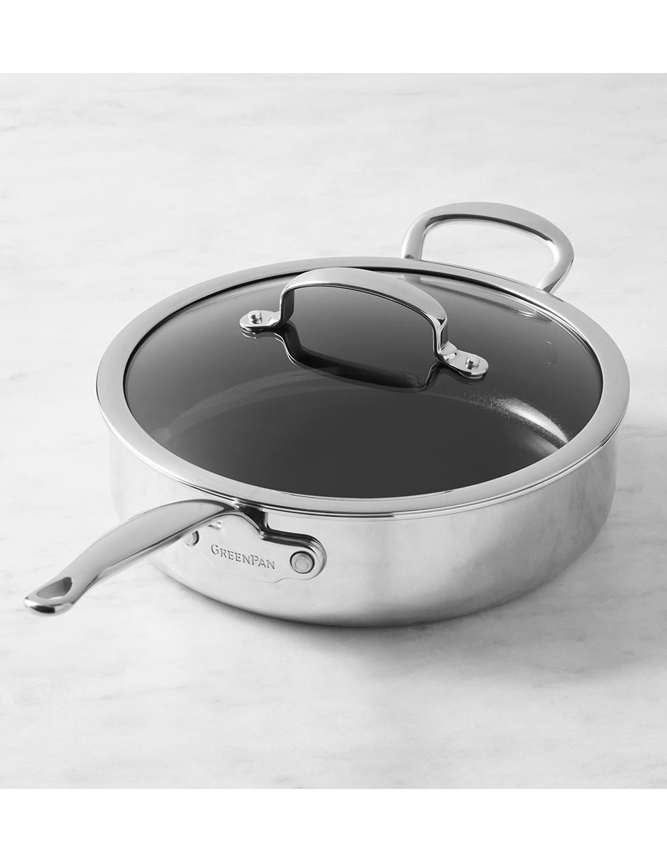 Sartén con tapa GreenPan Premiere Max de aluminio