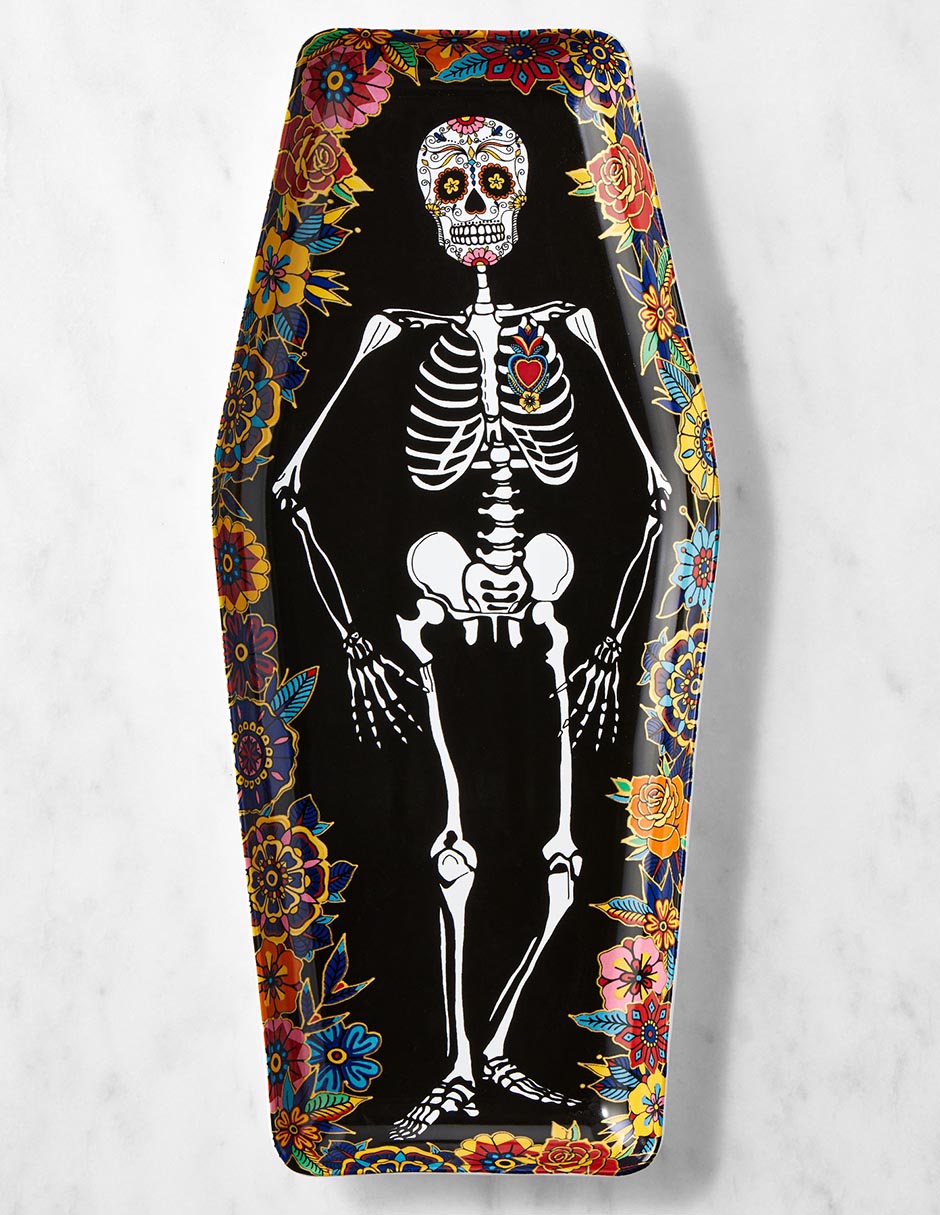 Platón Día de Muertos de cerámica 1