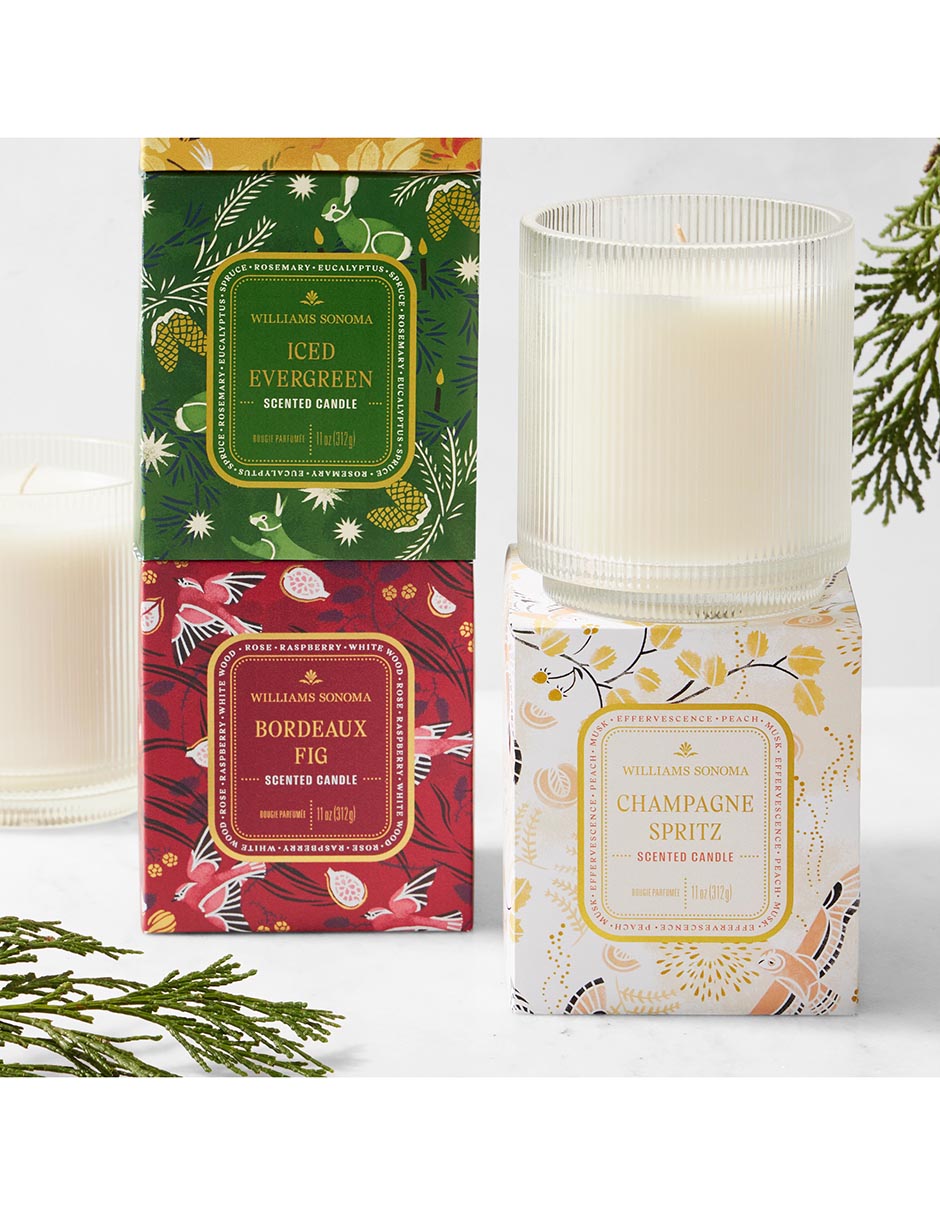 Vela aromática Home Scents Champagne Spritz aroma melocotón maduro y almizcle terroso 2