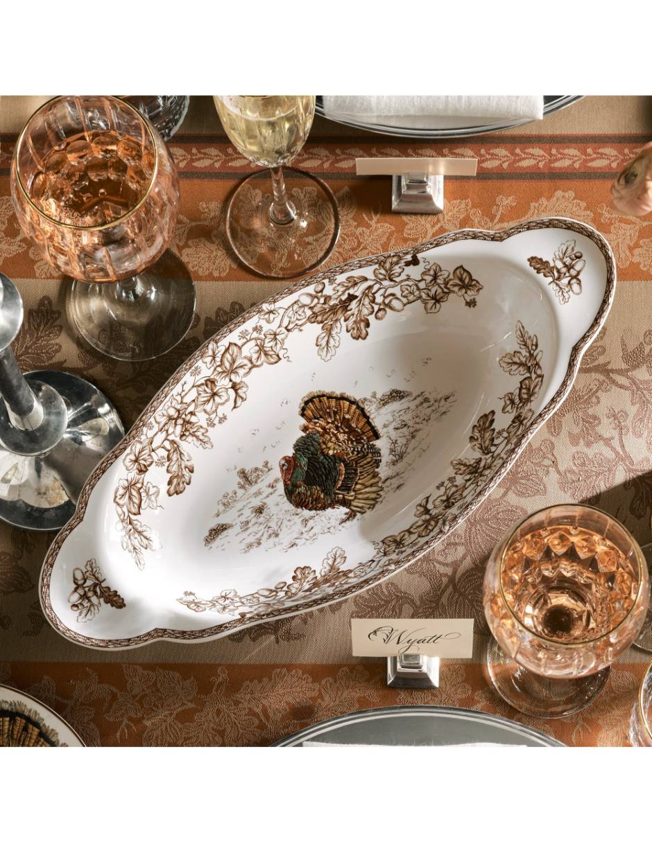 Platón Plymouth Turkey de porcelana 4