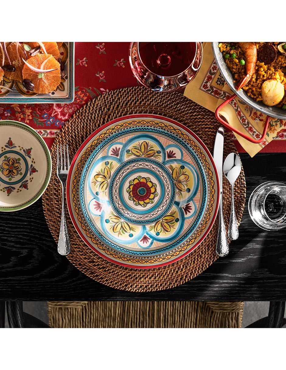 Set platos ensalada Solera de cerámica 4 piezas 2