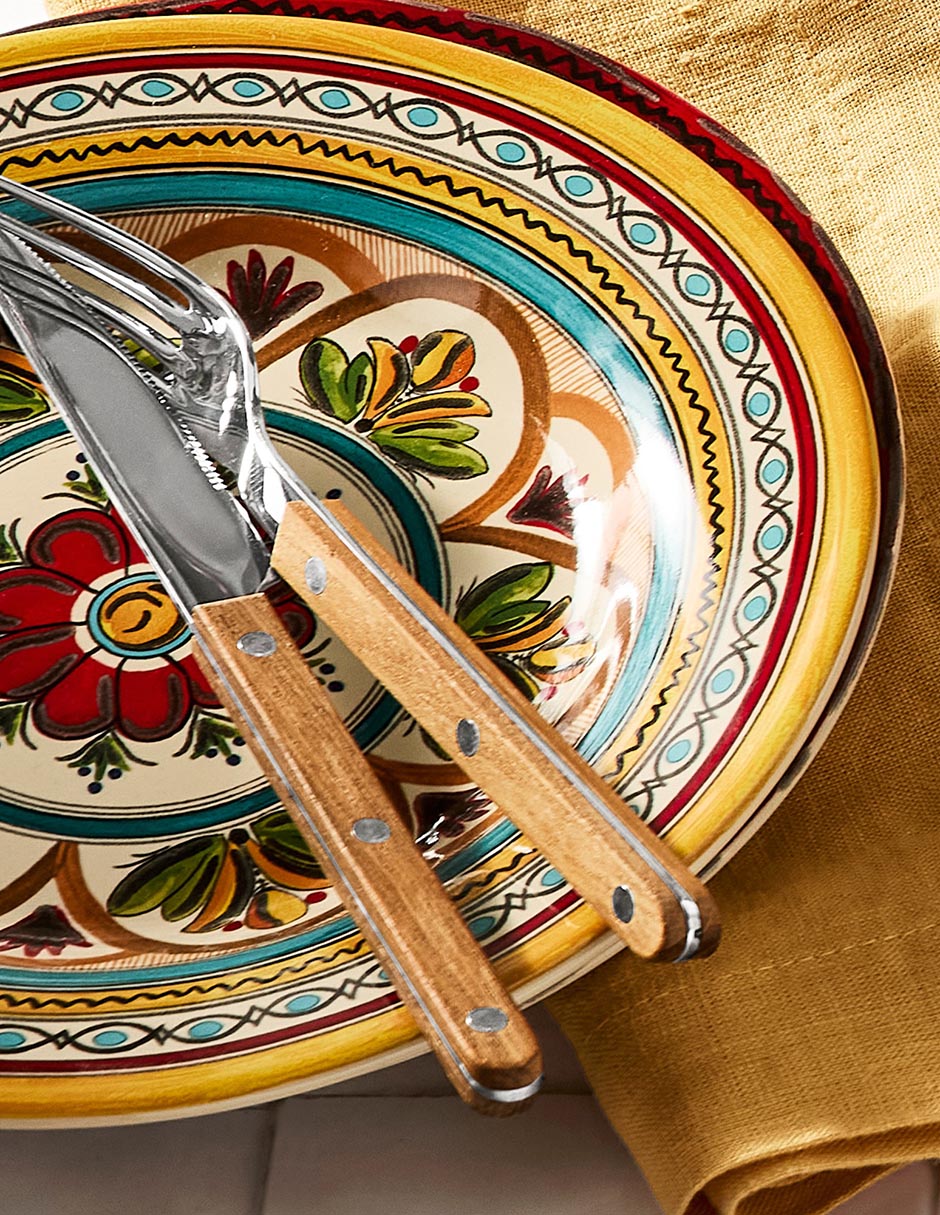 Set platos ensalada Solera de cerámica 4 piezas 3