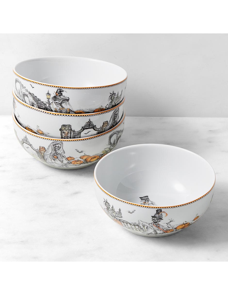 Set bowls Haunted Hosts de cerámica 4 piezas