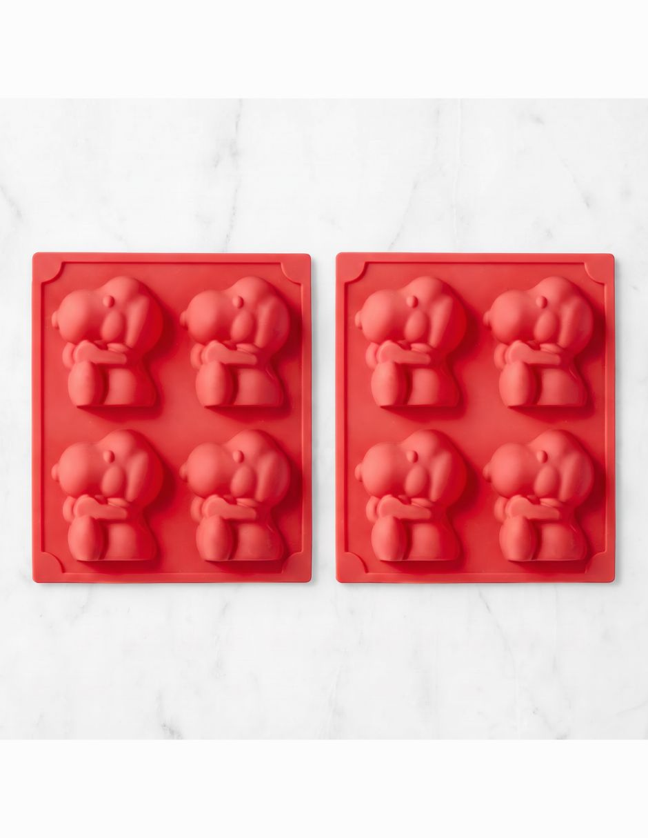 Set moldes de silicón Snoopy