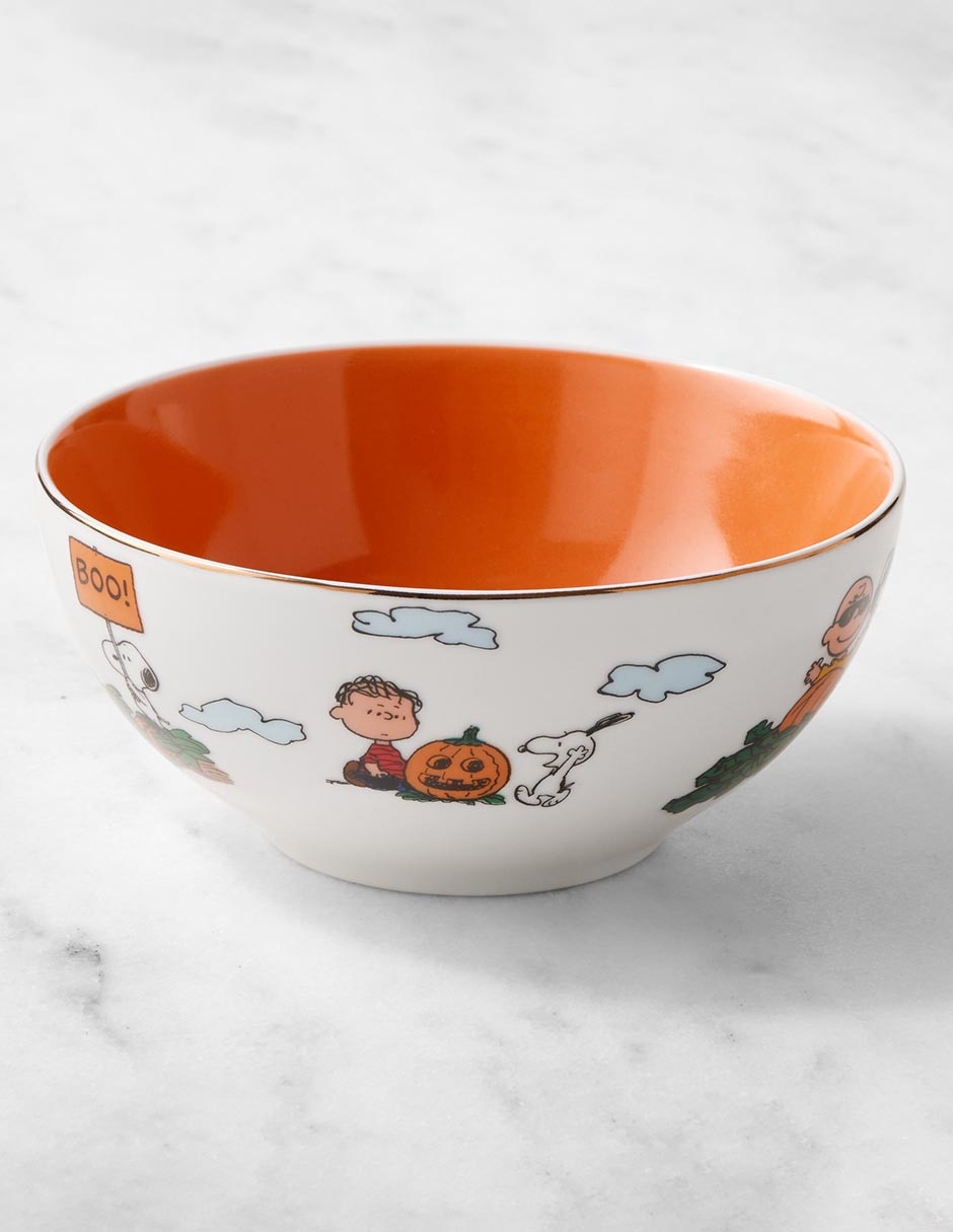 Set bowl PeanutsThe Great Pumpkin 4 piezas de porcelana 4