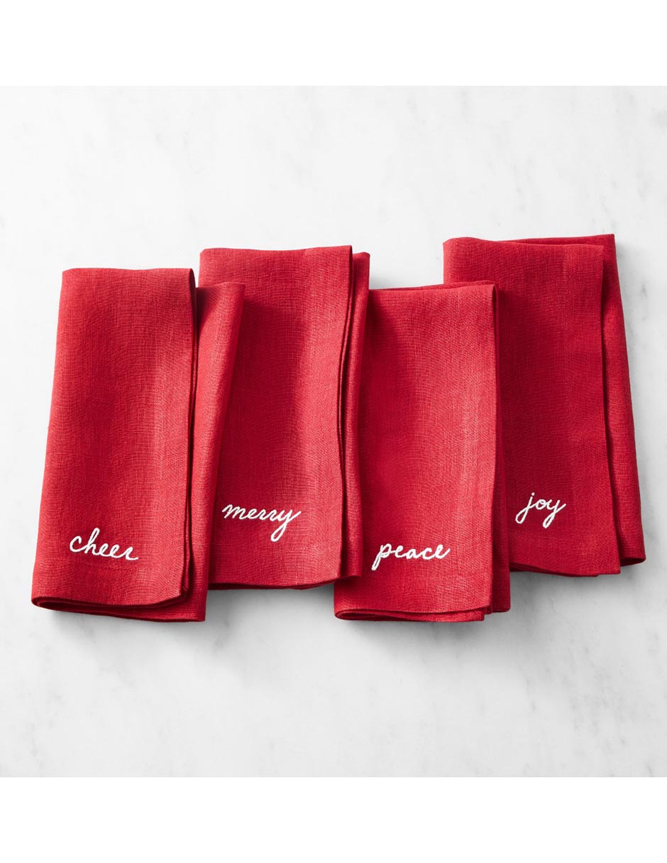 Set servilleta Sentiment de lino 4 piezas