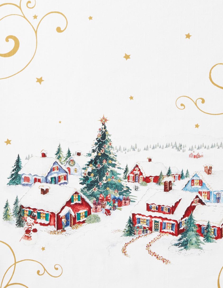 Set toallas cocina navideñas Twas The Night Before Christmas de algodón 3