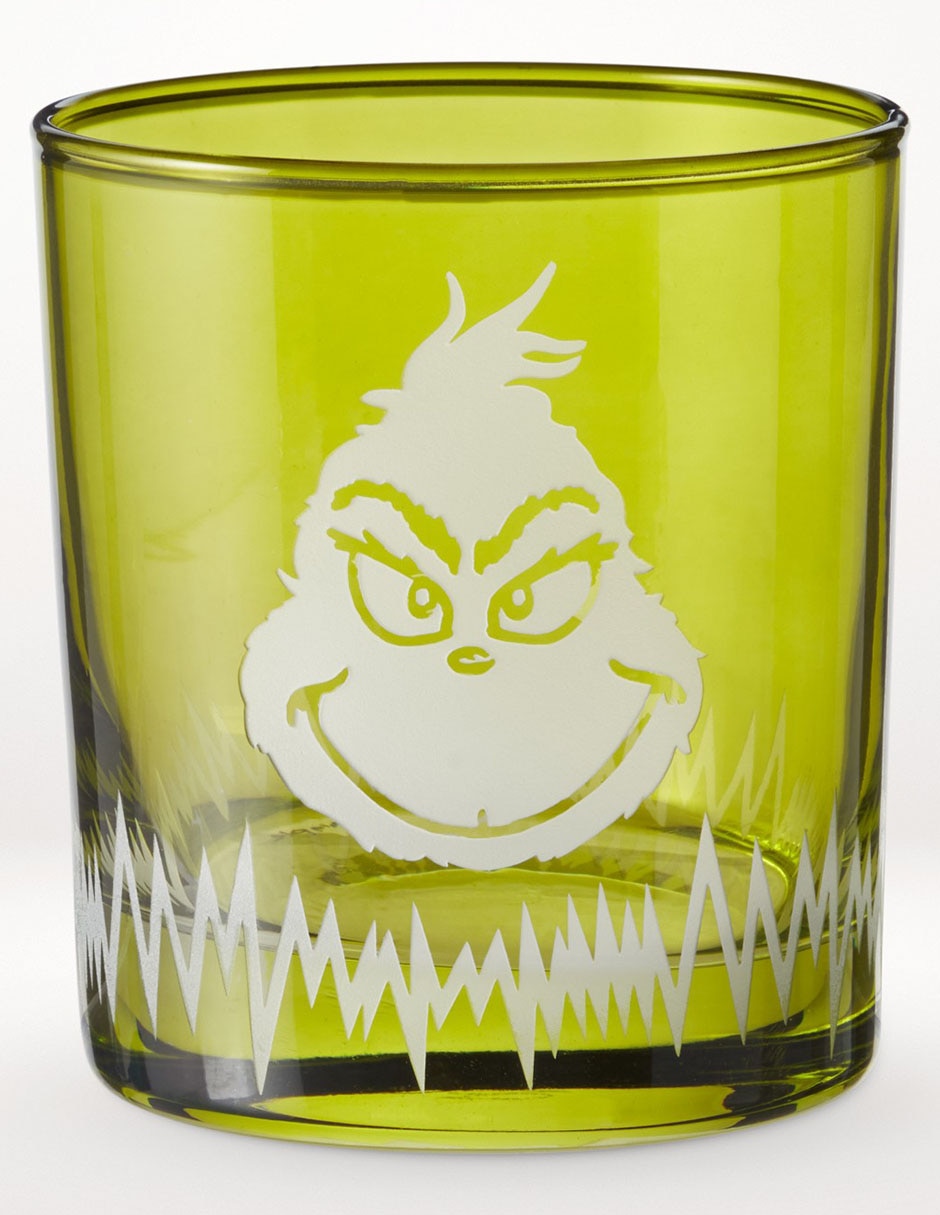 Set de vasos para jugo Grinch™ de vidrio con 4 piezas