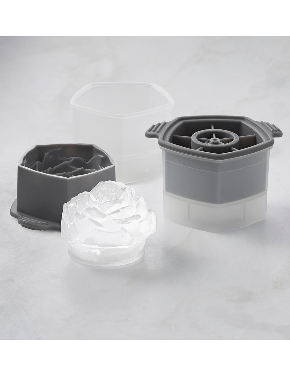 Molde para hielos silicón flor