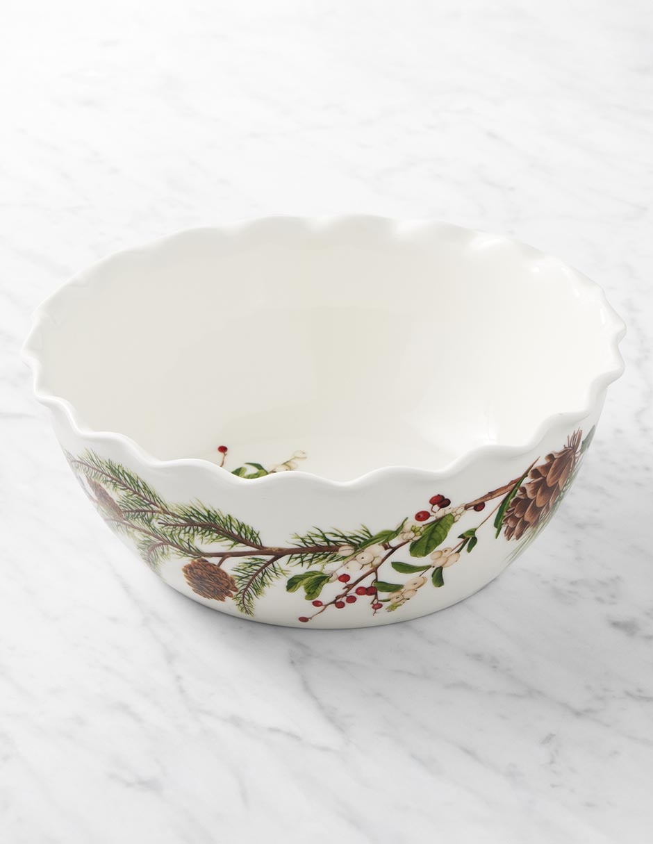 Ensaladera Woodland berry de porcelana