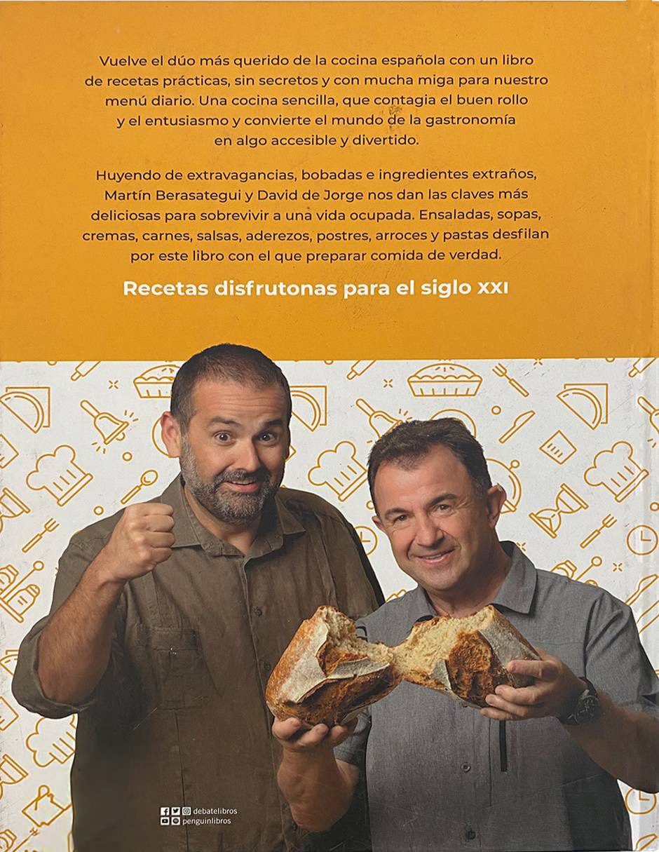 Libro Pan comido. Más recetas sin vergüenza de David de Jorge y Martín Berasategui