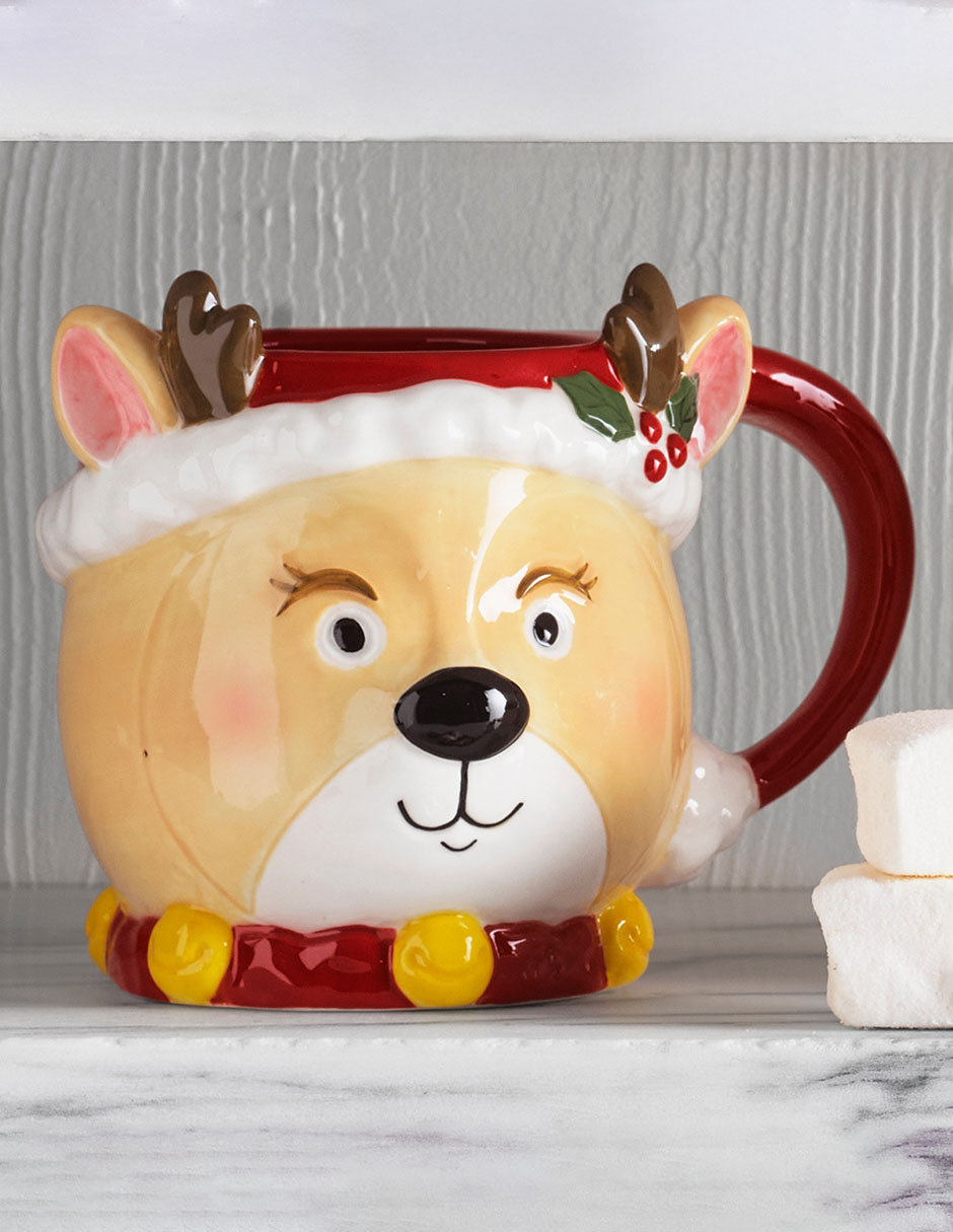 Taza navideña americana Navidad Reindeer 2