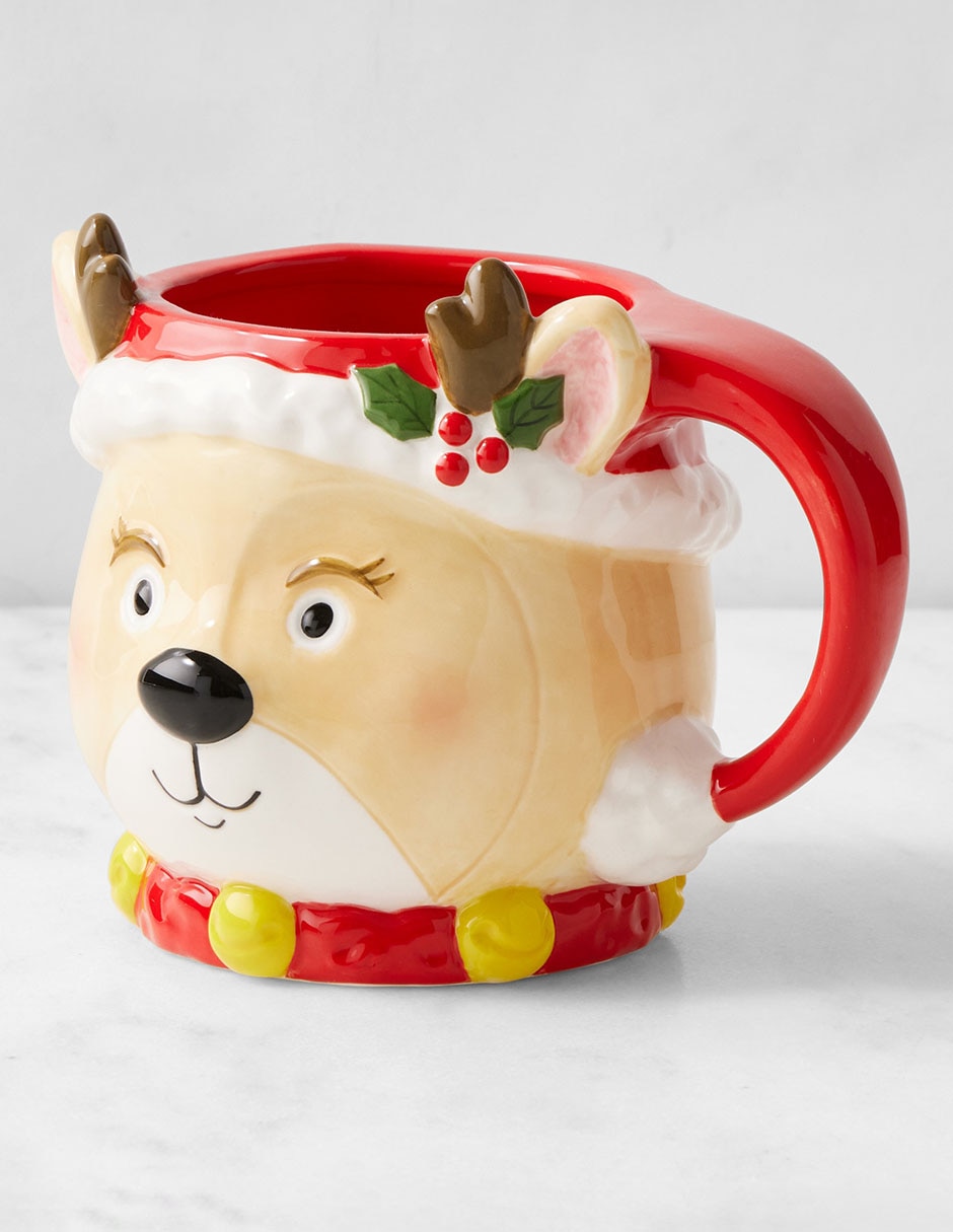 Taza navideña americana Navidad Reindeer 3