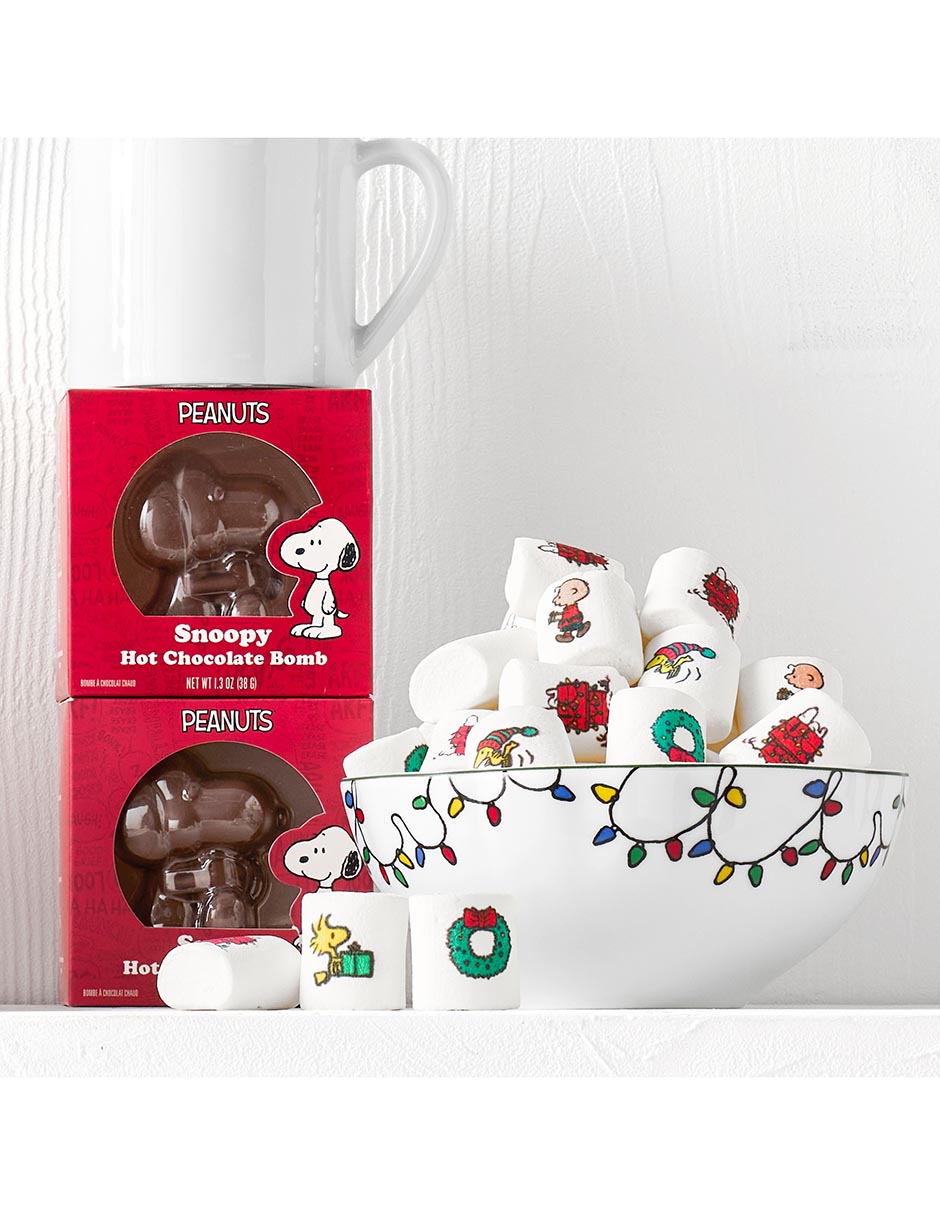 Set bowl Peanuts Charlie Brown Christmas 4 piezas de porcelana 4