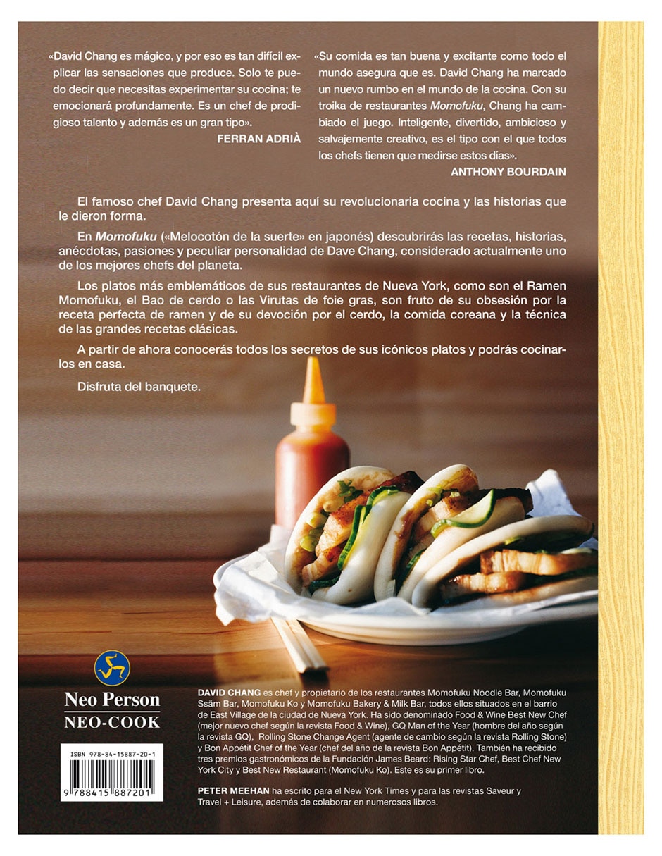 Libro Momofuku de David Chang/Mehaan 3