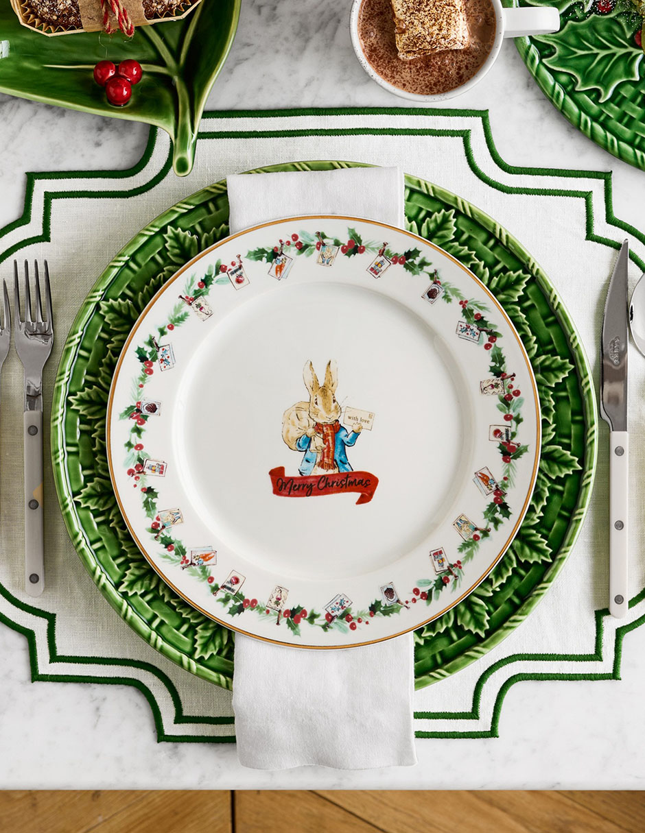 Set platos trinche Peter Rabbit de cerámica 4 piezas 2