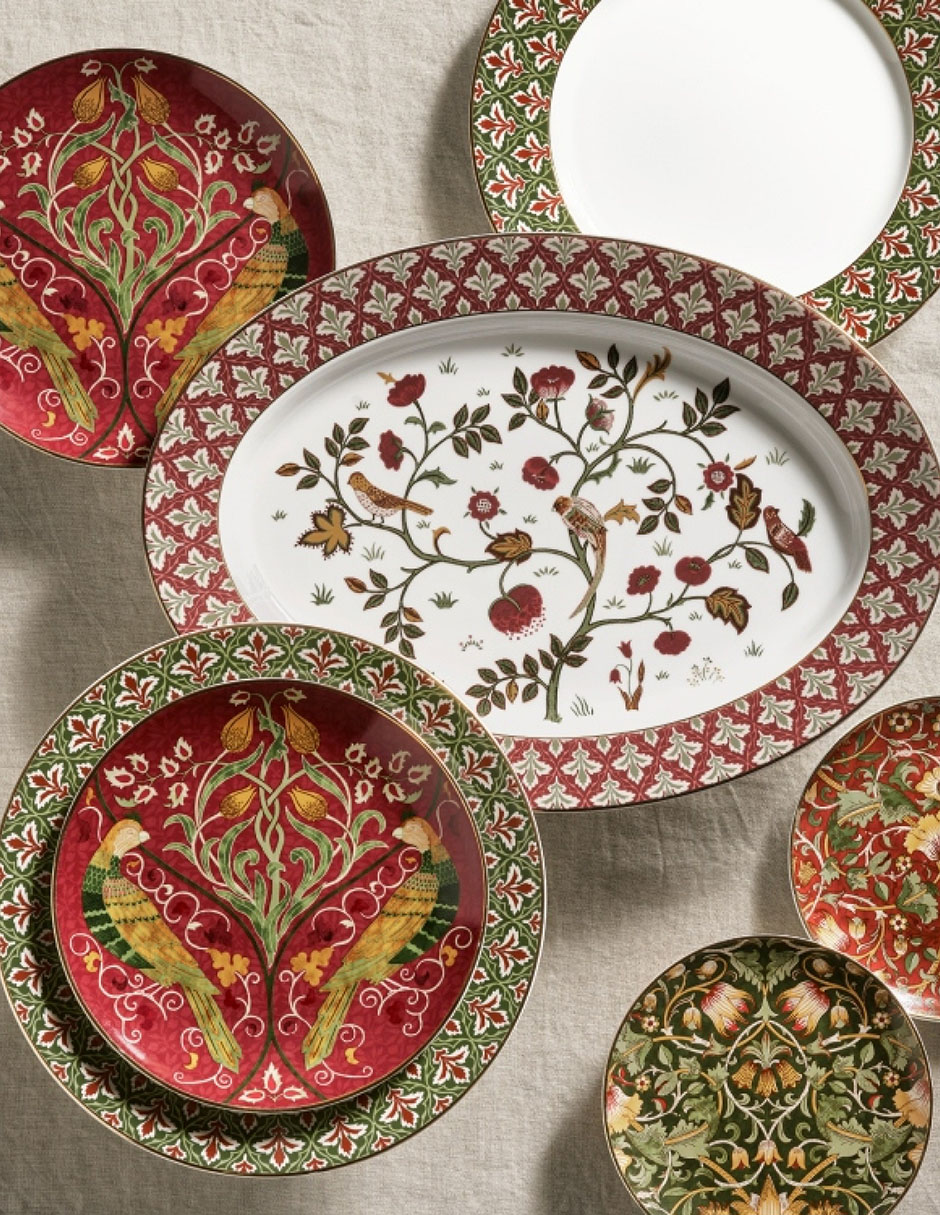 Platón Morris & Co. Essex de porcelana 2