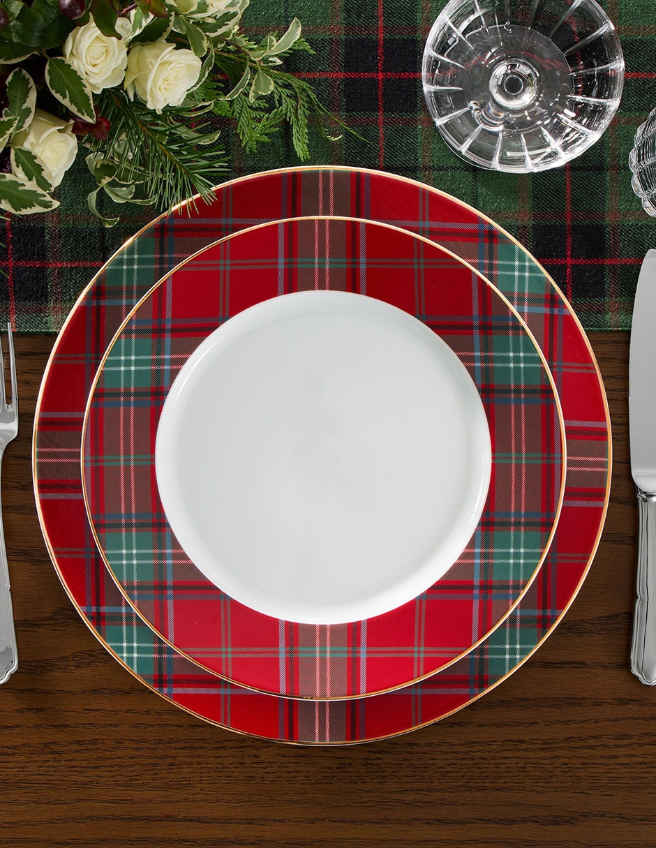 Plato base Tartan de gres 2