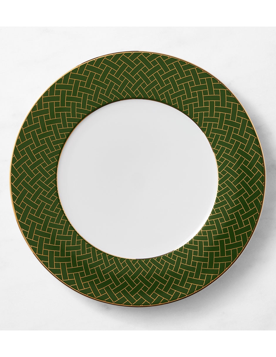 Plato base Garden Lattice de porcelana 1