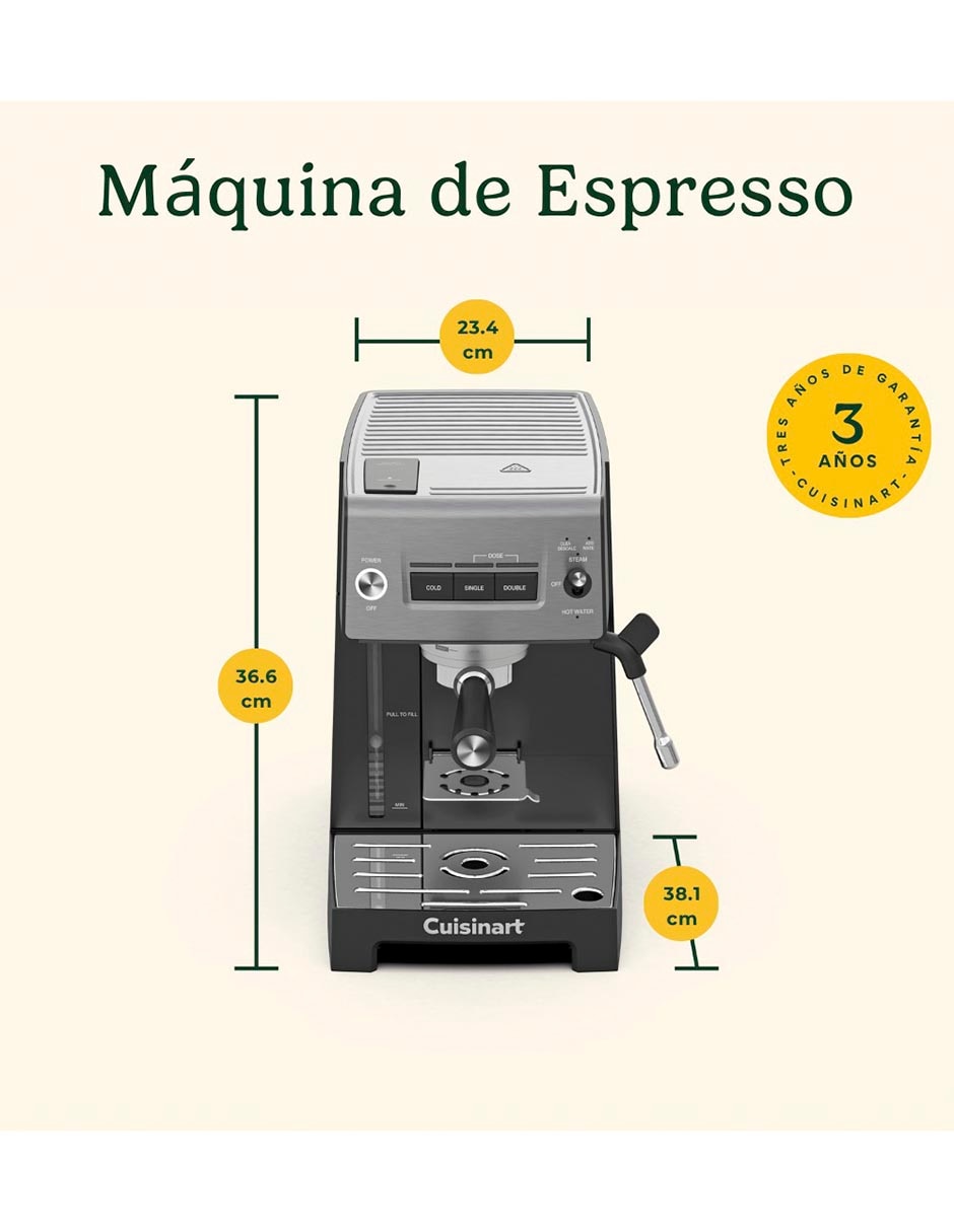 Cafetera espresso Cuisinart bar em-320es