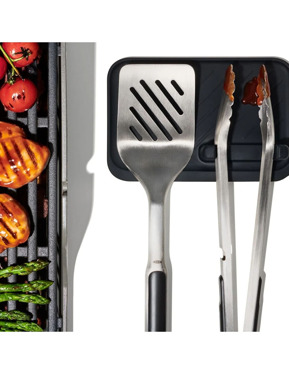 Set bbq William Sonoma Oxo de acero inoxidable para parrilladas