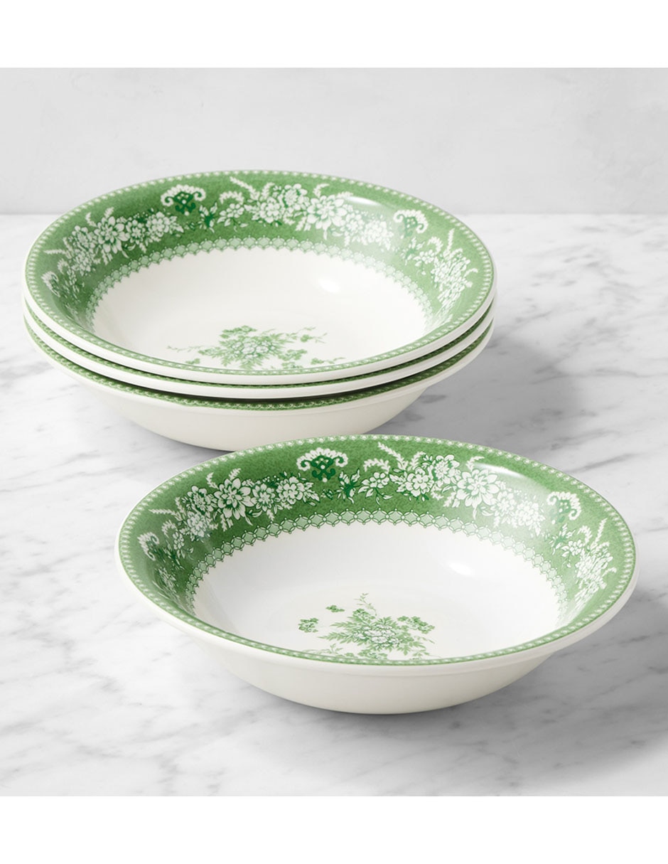 Set bowl English Floral 4 piezas de porcelana Set bowl English Floral 4 piezas de porcelana