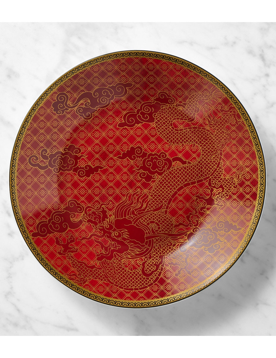 Set bowl Lunar New Year 4 piezas de porcelana Set bowl Lunar New Year 4 piezas de porcelana