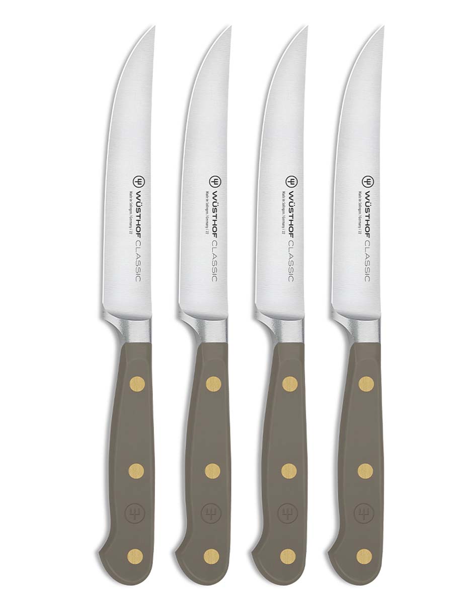 Set de cuchillos para carne 4 piezas