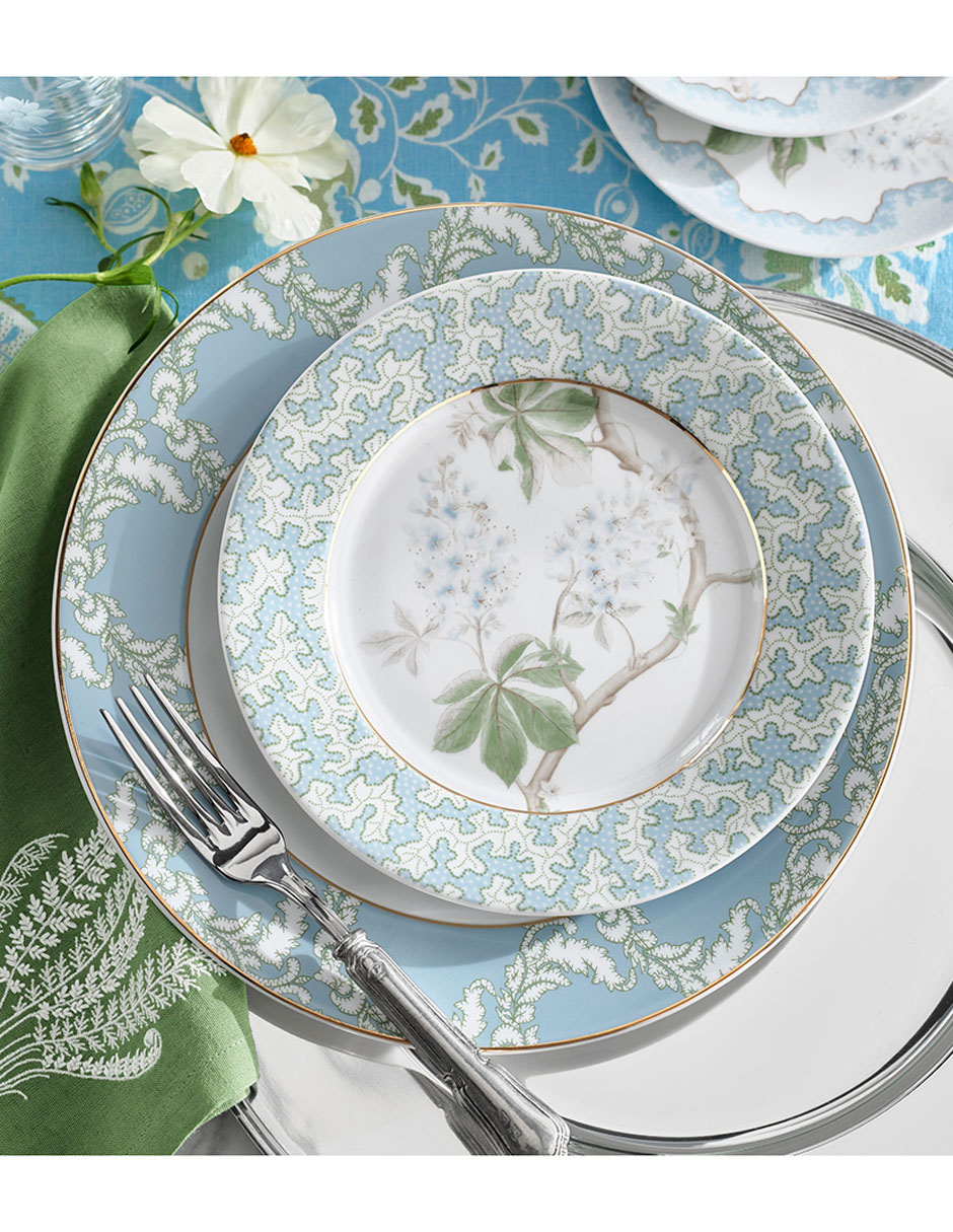 Set platos ensalada Sanderson de porcelana 4 piezas 3