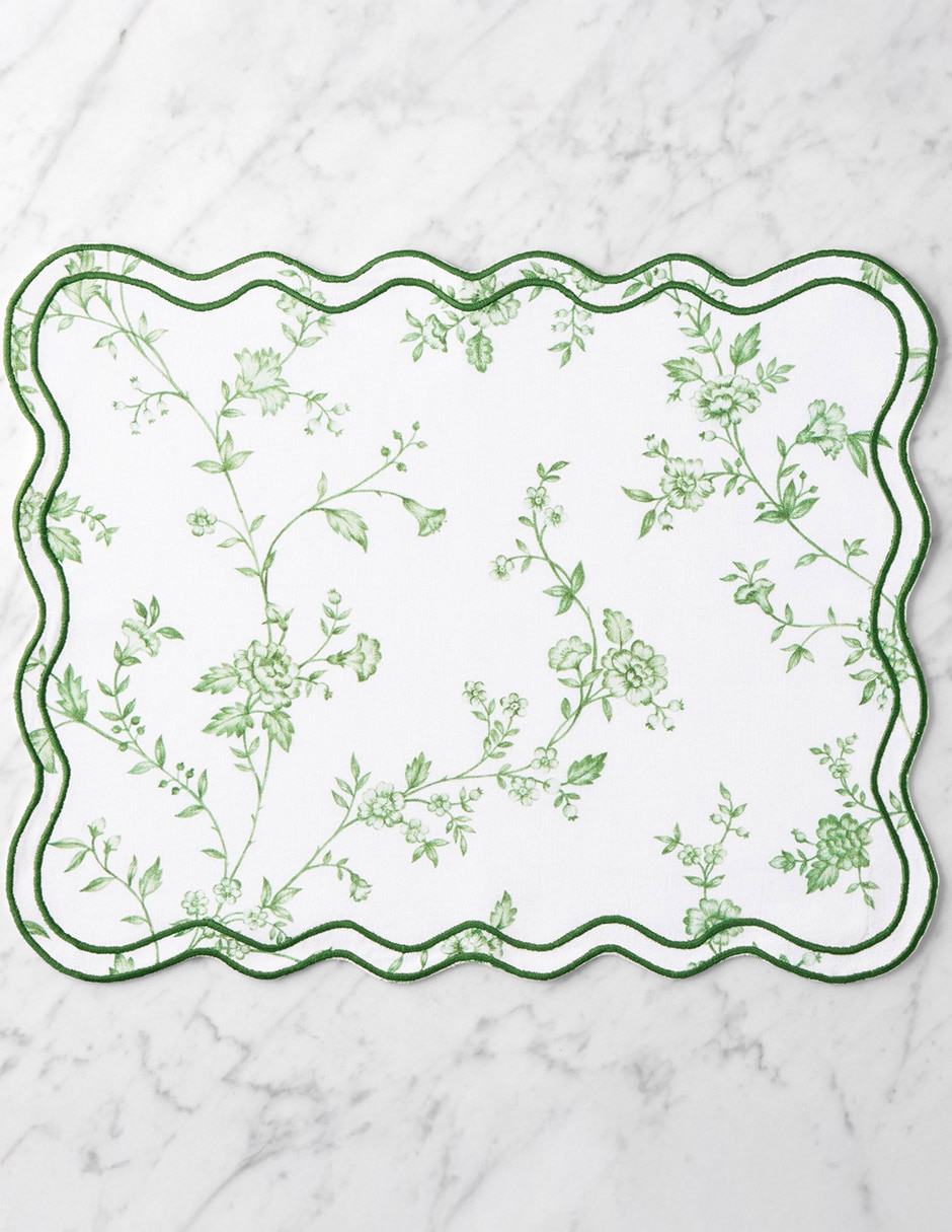 Mantel rectangular de algodón Aerin