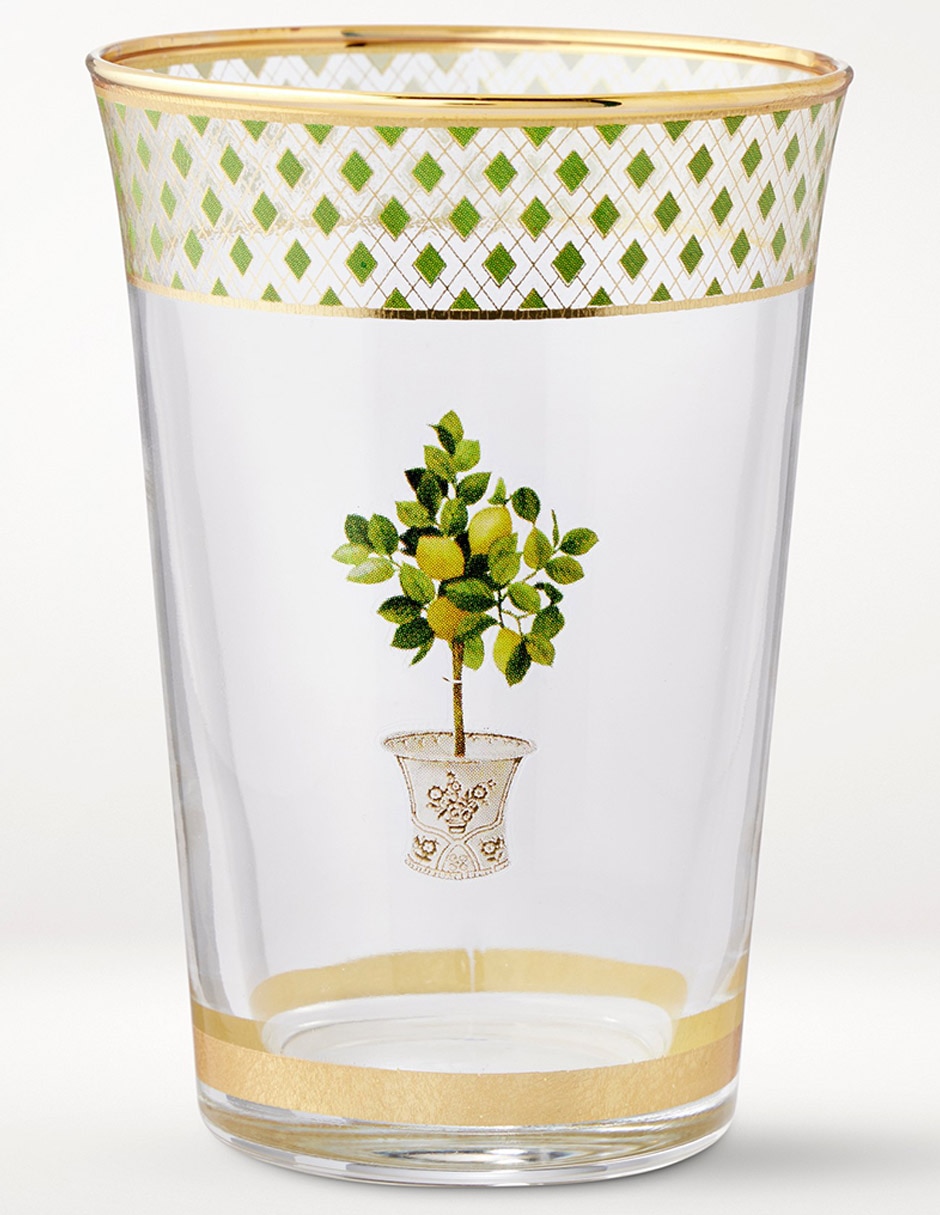Imagen de producto Set de vasos para agua Limone de vidrio con 4 piezas