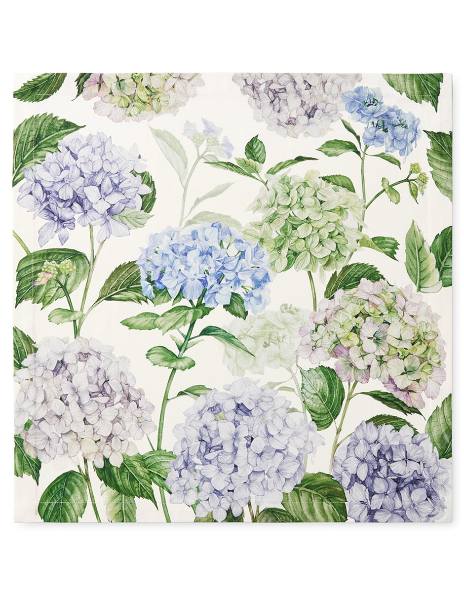 Set servilleta Hydrangea de algodón 4 piezas Set servilleta Hydrangea de algodón 4 piezas