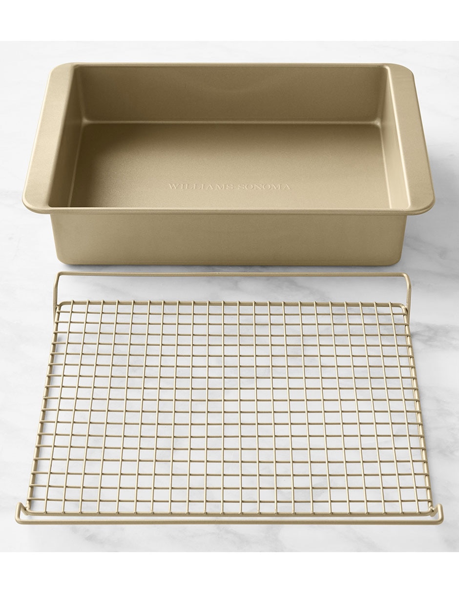 Charola rosticera Goldtouch de acero