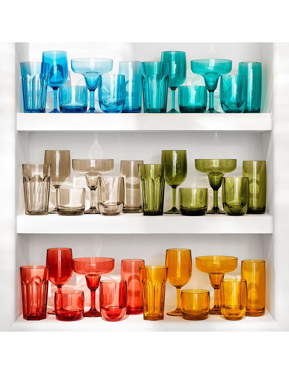 Set de vasos para vino Duraclear de tritán con 6 piezas