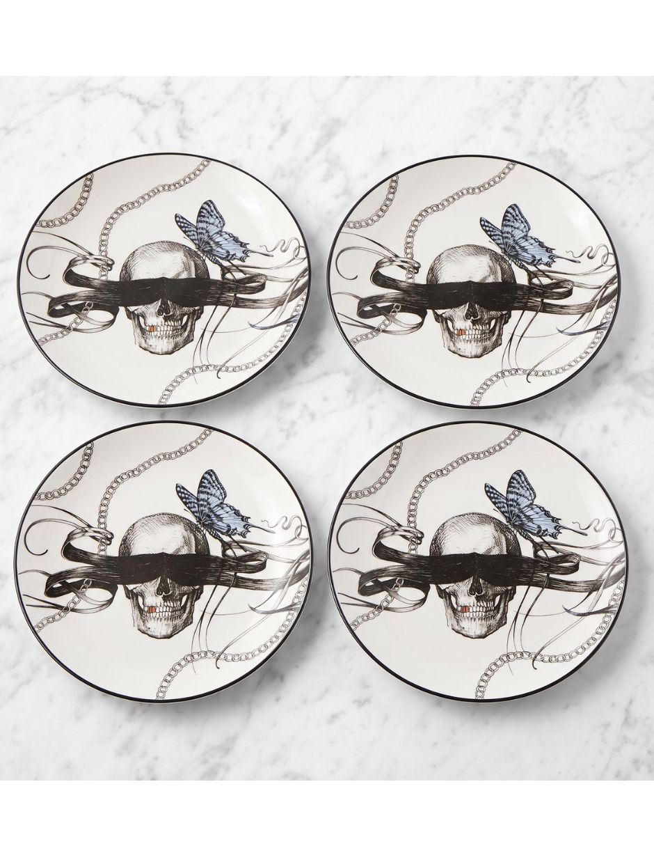 Set platos para ensalada rory dobner de porcelana 4 piezas