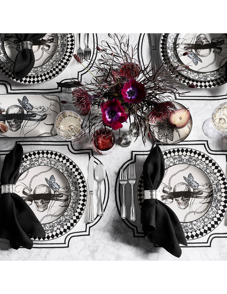Set platos para ensalada rory dobner de porcelana 4 piezas